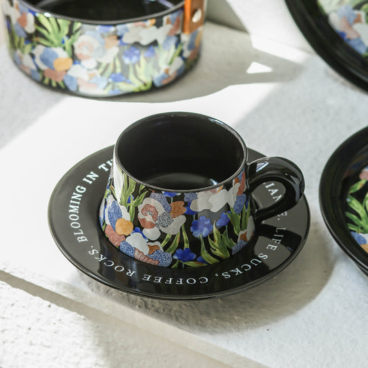Blooming cup set - Black
